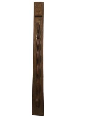 Vintage handmade Wooden carved rack. Fleur-de-Lis ⚜️